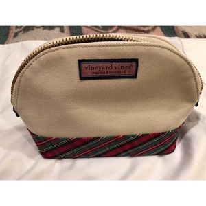 Vineyard Vines Plaid Cosmetic Bag
